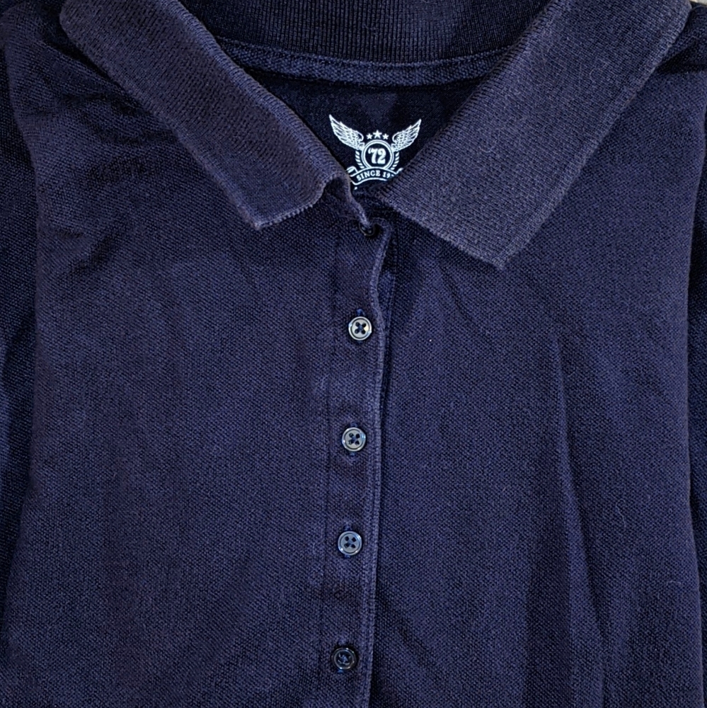 Faded Glory Button Up Tee